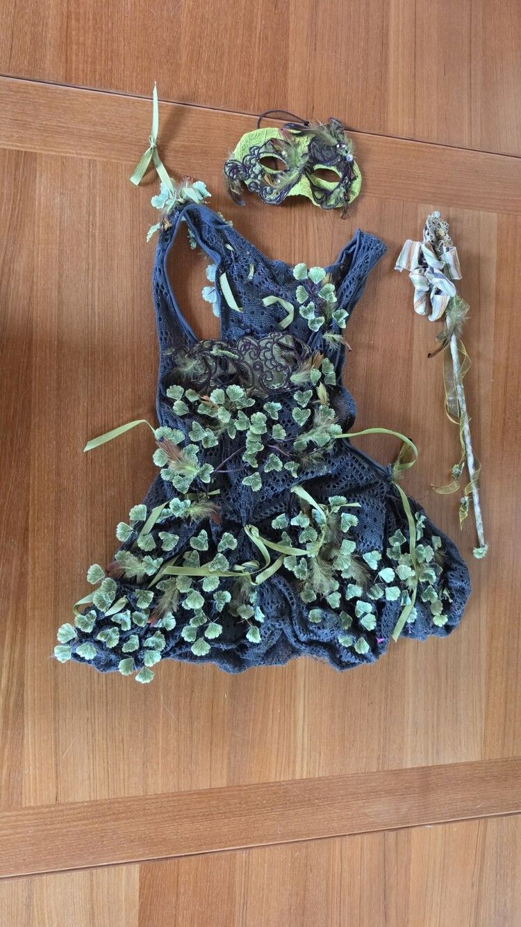 Kid's Halloween Handmade Tinkerbell Costume READ Description